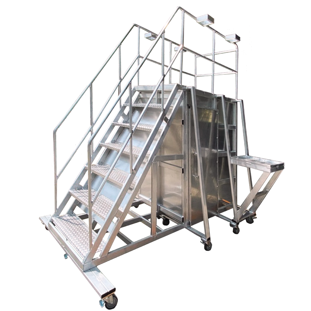 MOB-07 Mobile Warehouse Ladder